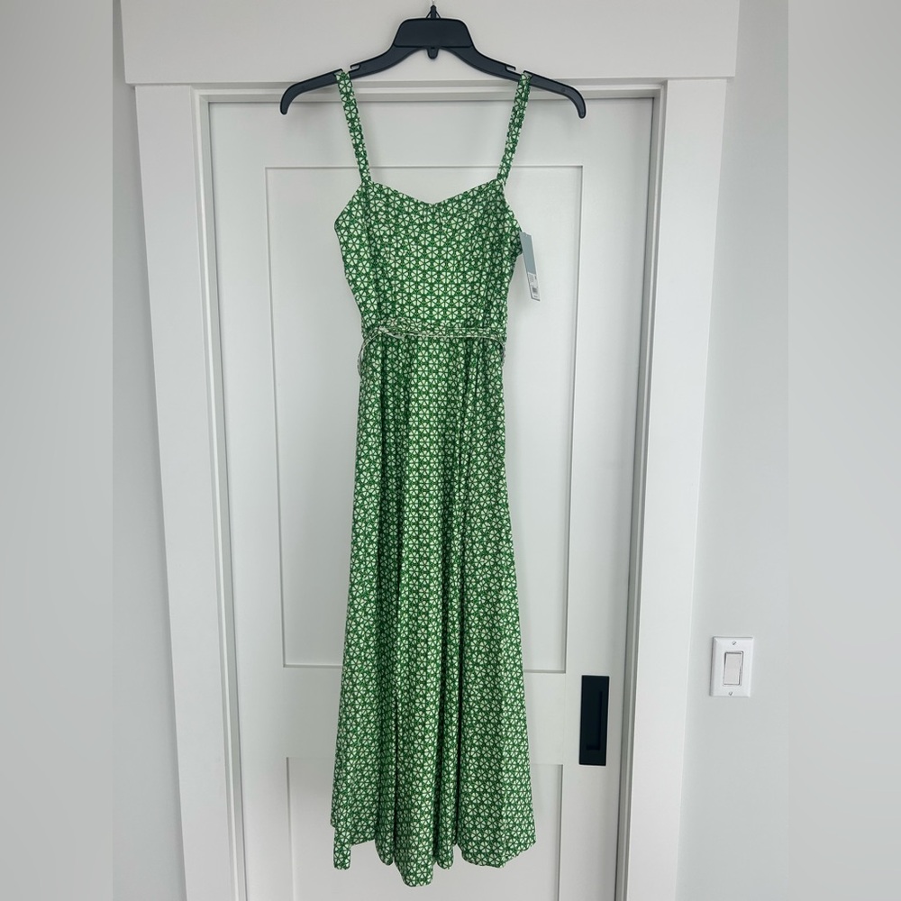 ANTONIO MELANI Green Floral Maxi Dress